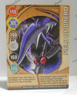 Bakugan Card - Field Of Dread - Copper Gate Card - BA369a - 22/48e - 2008 - Image 1