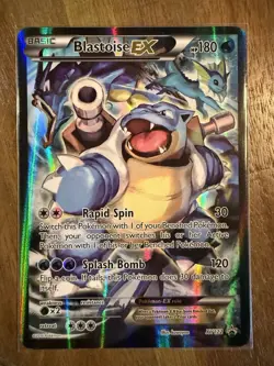 Pokemon TCG Blastoise EX Promo Holo Rare Card XY122 - Image 1