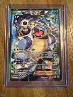Pokemon TCG Blastoise EX Promo Holo Rare Card XY122 - Image 2