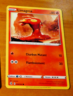 POKEMON FRANCAIS CARD CARTE LIMAGMA 034/264 FR MINT 2021 - Image 1