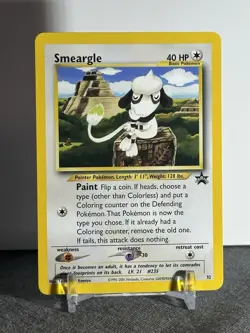 SMEARGLE 32 WOTC Black Star Promo Pokemon League Pokemon Card Near Mint - Image 1