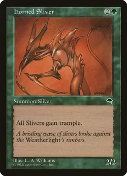 Horned Sliver Tempest LP MTG - Image 1