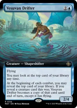 Vesuvan Drifter (Extended Art) -Foil Light Play MTG - Image 1