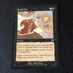 Snuff Out x1 Mercadian Masques Ex Condition See Pics - Image 1