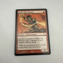 Magic the Gathering MTG Krark-Clan Shaman 98 MRD - Image 1