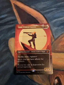 MTG EOE Sami, Wildcat Captain Borderless NM - Image 1