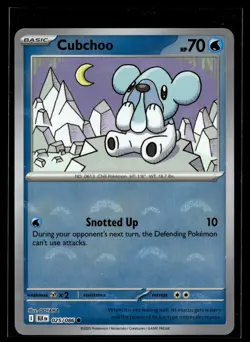 Cubchoo 025/086 Black Bolt POKEBALL Common Pokemon - Image 1