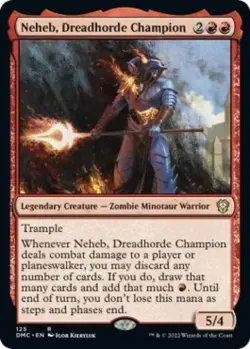 Neheb, Dreadhorde Champion - Light Play MTG Commander: Dominaria United - Image 1