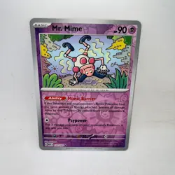 Mr. Mime 122/165 Rare 151 Pokemon Reverse Holo Near Mint - Image 1