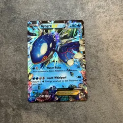 Pokemon XY Primal Clash Kyogre EX Ultra Rare Card 54/160 - Image 1