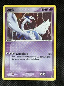 Pokemon Lugia Holo Rare 29/115 EX Unseen Forces cosmo holo - Image 1