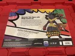 Pokemon Mega Evolution Ascended Heroes Lucario TCG Premium Poster Collection Box - Image 2