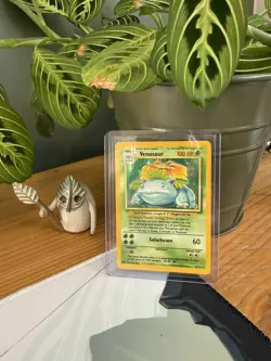 Pokemon Venusaur 15/102 Base Set Holo WOTC Vintage 1999 LP ✨ - Image 1