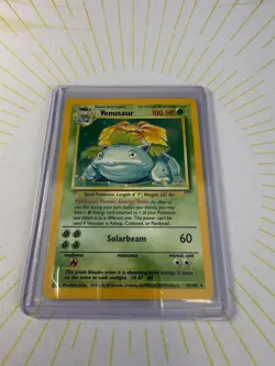 Pokemon Venusaur 15/102 Base Set Holo WOTC Vintage 1999 LP ✨ - Image 3