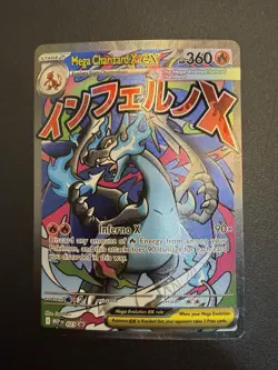 Pokemon - Mega Charizard X ex MEP 023 Alt Art - UPC Promo - Image 1