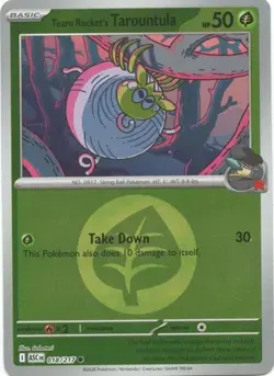 2x Team Rocket's Tarountula (Energy Symbol Pattern, # Ascended Heroes NM Pokemon - Image 1
