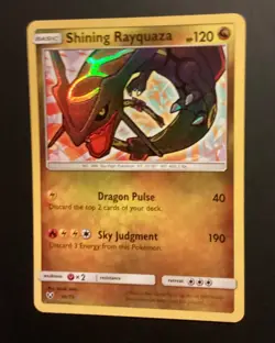 2017 Pokemon Shining Legends Rayquaza #56/73 - Image 1