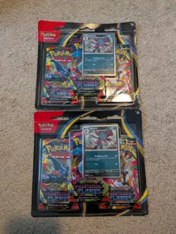 Phantasmal Flames 3 Pack Booster Blister Pokemon Set - Image 1