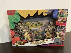 Pokemon Ascended Heroes Mega Lucario Premium Poster Collection Box Sealed New - Image 1