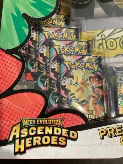 Pokemon Ascended Heroes Mega Lucario Premium Poster Collection Box Sealed New - Image 5
