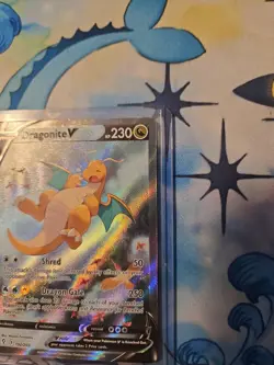 Pokemon TCG Dragonite V Ultra Rare Full Art Holo 192/203 Evolving Skies - Image 3