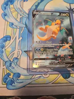 Pokemon TCG Dragonite V Ultra Rare Full Art Holo 192/203 Evolving Skies - Image 5