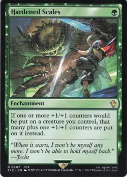 MTG Hardened Scales (307) | NM | Commander: Final Fantasy (FIC) - Image 1
