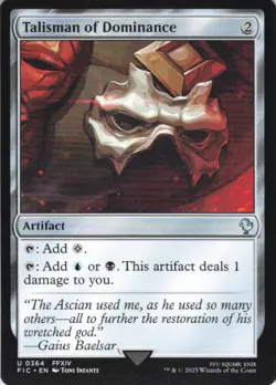 MTG Talisman of Dominance (364) | NM | Commander: Final Fantasy (FIC) - Image 1