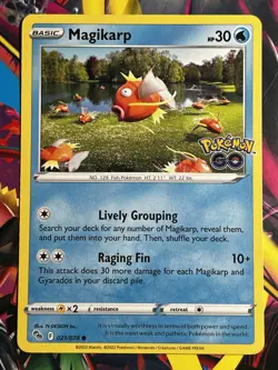 #021/078 Magikarp Normal Common - Pokemon Go English NM - Image 1