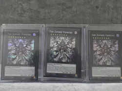 3x The Zombie Vampire 1st Edition Prismatic Secret Rare MP23-EN024 Yu-Gi-Oh! - Image 1