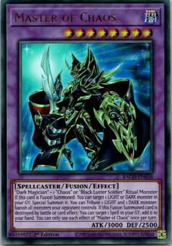 Yugioh Master of Chaos BACH-EN036 1st Edition Ultra Rare NM - Image 1