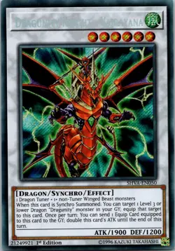 Yugioh Dragunity Knight - Vajrayana SHVA-EN050 1st Edition Secret Rare NM - Image 1