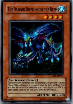 Yugioh The Dragon Dwelling in the Deep ABPF-EN086 Super Rare NM - Image 1