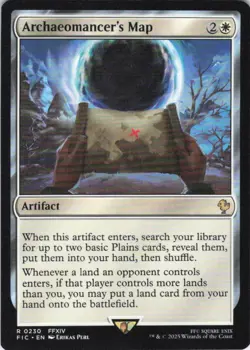 MTG Archaeomancer's Map (230) | NM | Commander: Final Fantasy (FIC) - Image 1