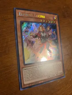 Elfnote Lucina BPRO-EN010 Secret Rare Yugioh 1st Edition Burst Protocol Mint - Image 2