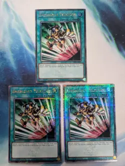 YuGiOh! Emergency Teleport RA02-EN053 Quarter Century Rare x3 PLAYSET 1st Ed - Image 1