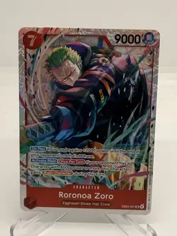 Roronoa Zoro (EB04-007) Egghead/Straw Hat Crew Full Art Foil - Image 1