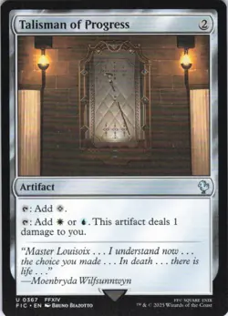 MTG Talisman of Progress (367) | NM | Commander: Final Fantasy (FIC) - Image 1