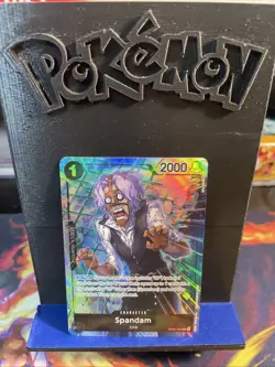 One Piece Spandam Rare Alt Art Pillars Of Strength NM - Image 1
