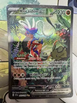 Pokemon TCG Koraidon EX Scarlet & Violet Base Set Holo Card 247/198 NM - Image 1