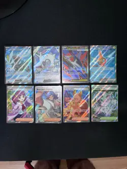Lot Of 8 Pokemon Full Art Cards Including Mega Latias, Lacey, And More! - Image 1