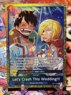 LET'S CRASH THIS WEDDING!!! - One Piece OP11-060 - PROMO Premium Card Collection - Image 1