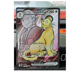 Pokemon Team Rocket's Persian EX Holo Ultra Rare 260 HP Card 219/182 Sv10 - Image 1