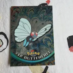 Pokemon Card Butterfree #12 Topps TV Animation Edition Holo Foil - Image 1