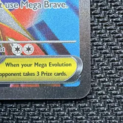Pokemon Mega Lucario EX Ultra Rare Full Art 160/132 Me01 Holo English Card - Image 4