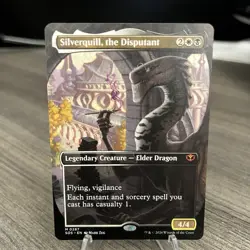 Magic Silverquill, the Disputant (Borderless) Secrets of Strixhaven Regular - Image 1