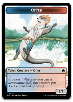 Otter Token #25 (NM) Bloomburrow BLB Magic MTG - Image 1