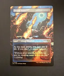 Steam Vents Borderless Foil 348 Lorwyn Eclipsed Magic the Gathering MTG NM - Image 2