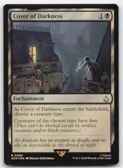 Cover of Darkness 89 ◆FOIL◆ ACR Universes Beyond: Assassin's Creed Magic MTG NM - Image 1