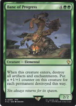MTG Bane of Progress (299) | NM | Commander: Final Fantasy (FIC) - Image 1
